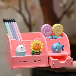 少女心爆棚！韓版創意多功能筆筒，打造可愛時尚的桌面收納空間